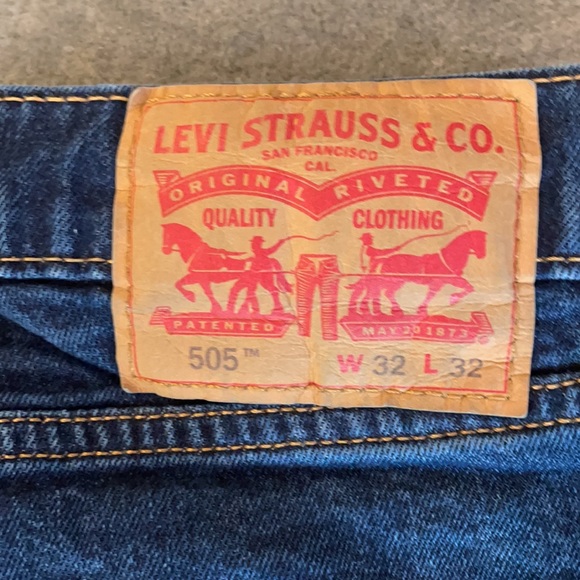 Levi 505 men’s jeans size 32x32 - Picture 4 of 4